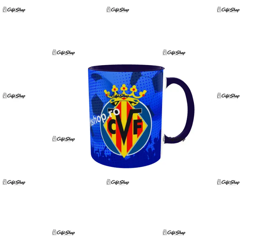 Villarreal cf, cana personalizata cu poza, model 3311